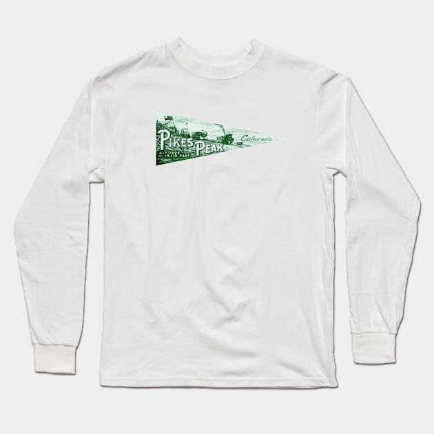 1930's Pikes Peak, Colorado Long Sleeve T-Shirt by historicimage